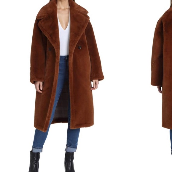 Avec Les Filles Teddy Bear Coat - Picture 1 of 5